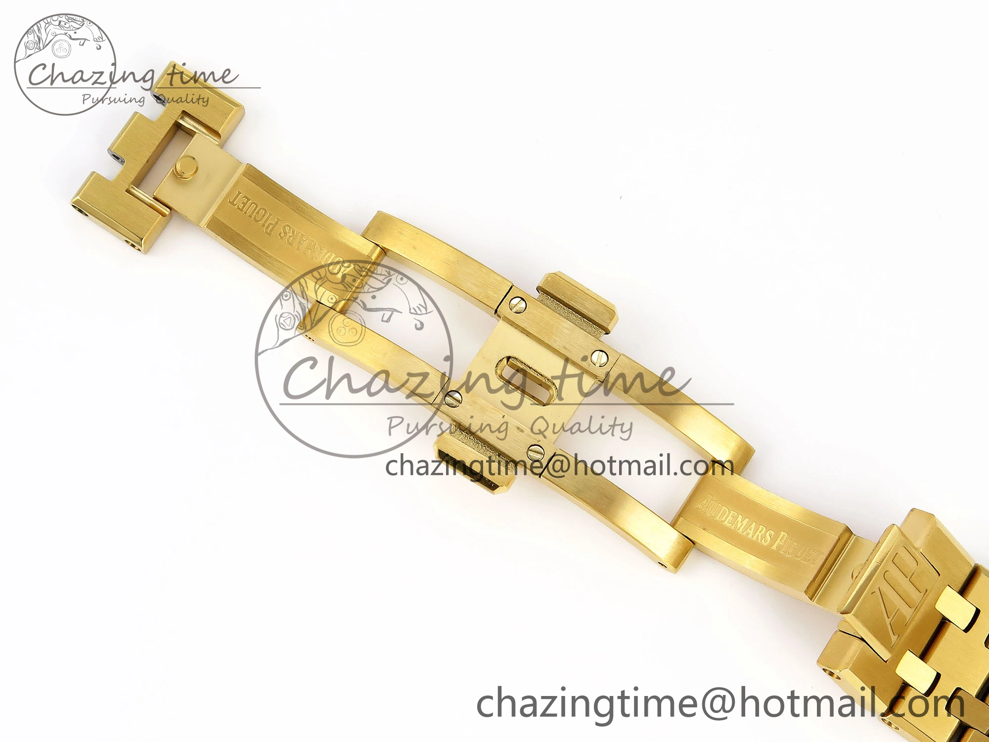 Royal Oak 37mm 15450 YG IPF Best Edition White Dial on YG Bracelet SA3120 Super Clone