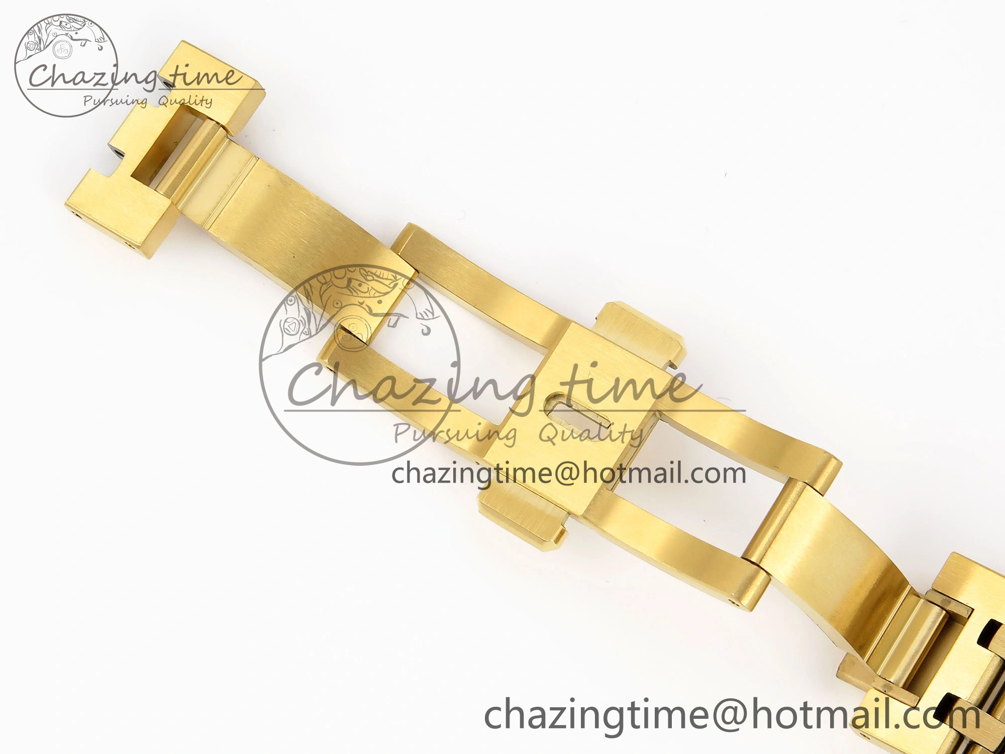 Royal Oak 37mm 15450 YG IPF Best Edition White Dial on YG Bracelet SA3120 Super Clone