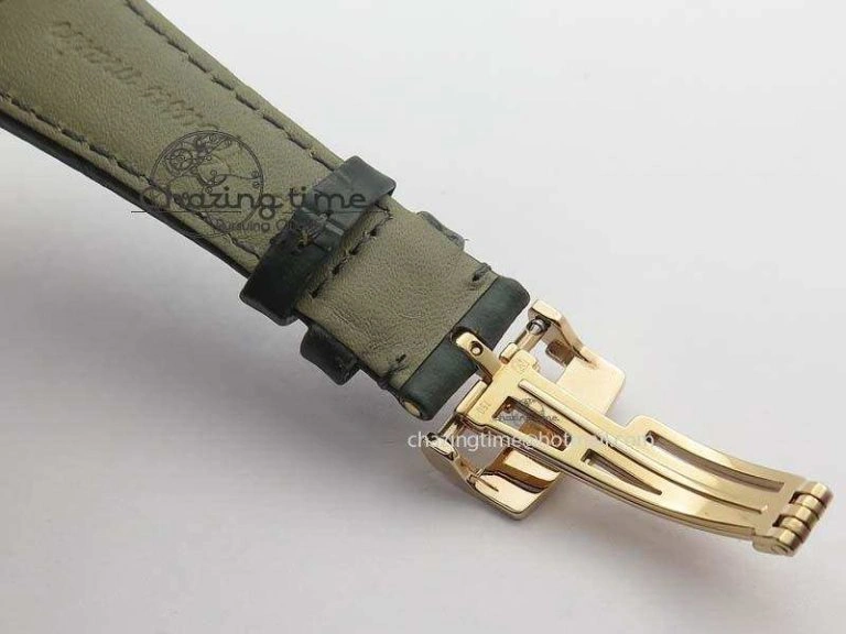 Royal Oak 37mm 15452 RG Full Paved Diamonds JF 1:1 Best Edition Diamonds Dial On Leather Strap A3120