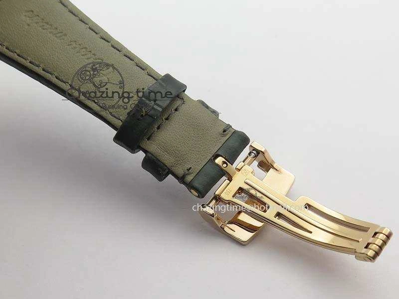 Royal Oak 37mm 15452 RG Full Paved Diamonds JF 1:1 Best Edition Diamonds Dial On Leather Strap A3120