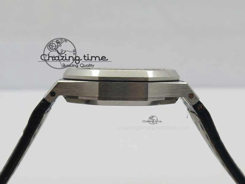 Royal Oak 37mm 15452 SS Full Paved Diamonds JF 1:1 Best Edition Diamonds Dial On Leather Strap A3120
