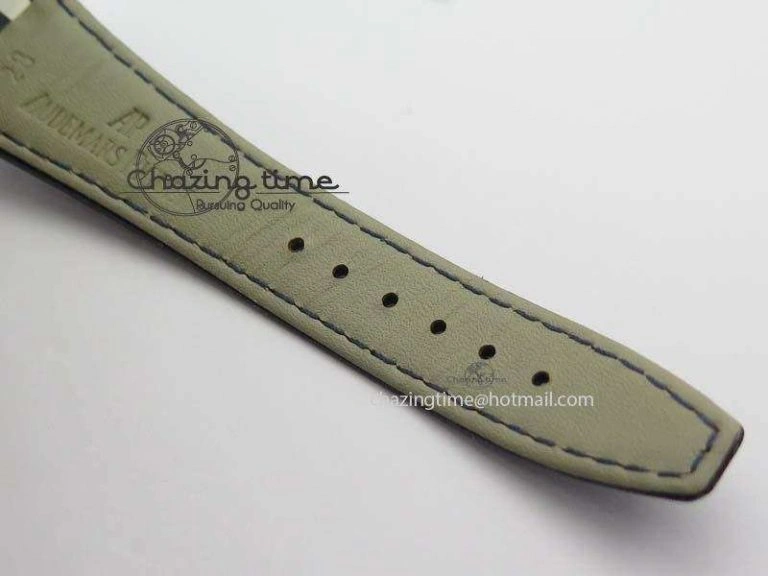 Royal Oak 37mm 15452 SS Full Paved Diamonds JF 1:1 Best Edition Diamonds Dial On Leather Strap A3120