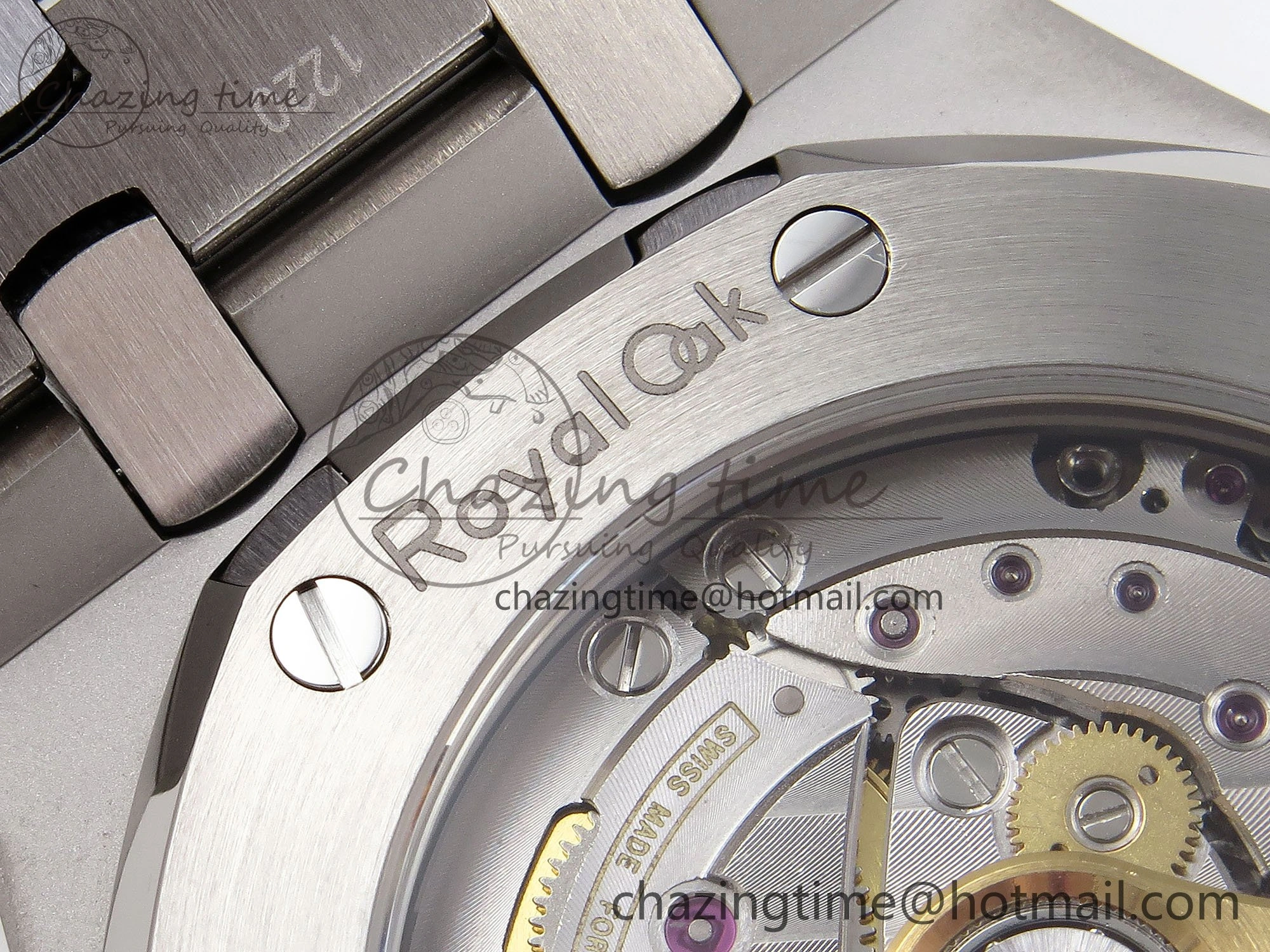Royal Oak 37mm 15454 Frosted SS APSF 1:1 Best Edition Black Textured Dial on Frosted SS Bracelet SA3120 Super Clone