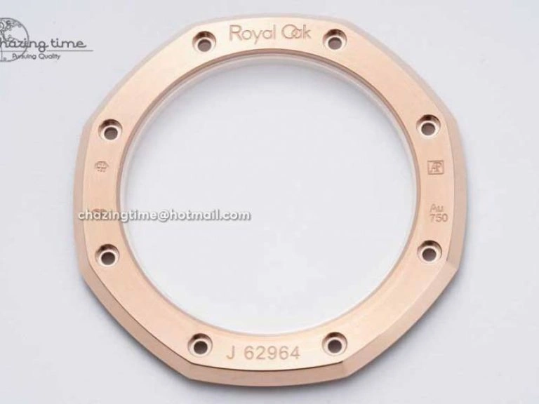 Royal Oak 39mm 15202 RG BF 1:1 Best Edition White Textured Dial on RG Bracelet A2121