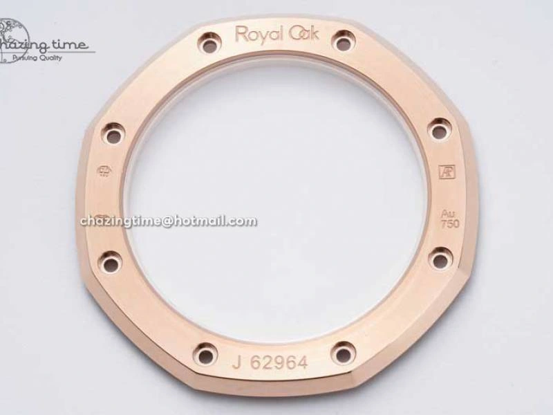 Royal Oak 39mm 15202 RG BF 1:1 Best Edition White Textured Dial on RG Bracelet A2121
