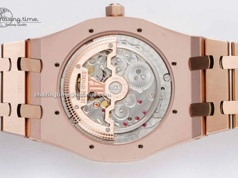Royal Oak 39mm 15202 RG BF 1:1 Best Edition White Textured Dial on RG Bracelet A2121