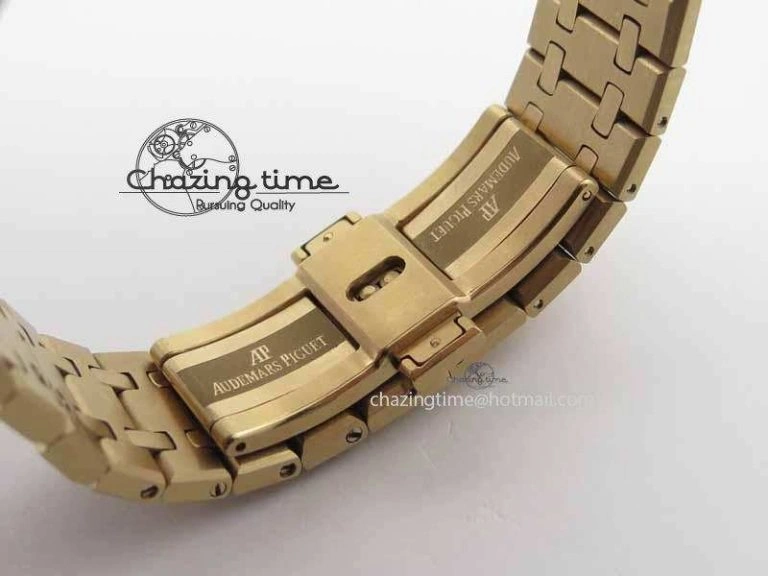 Royal Oak 39mm 15202 RG Blue Dial On RG Bracelet MIYOTA9015