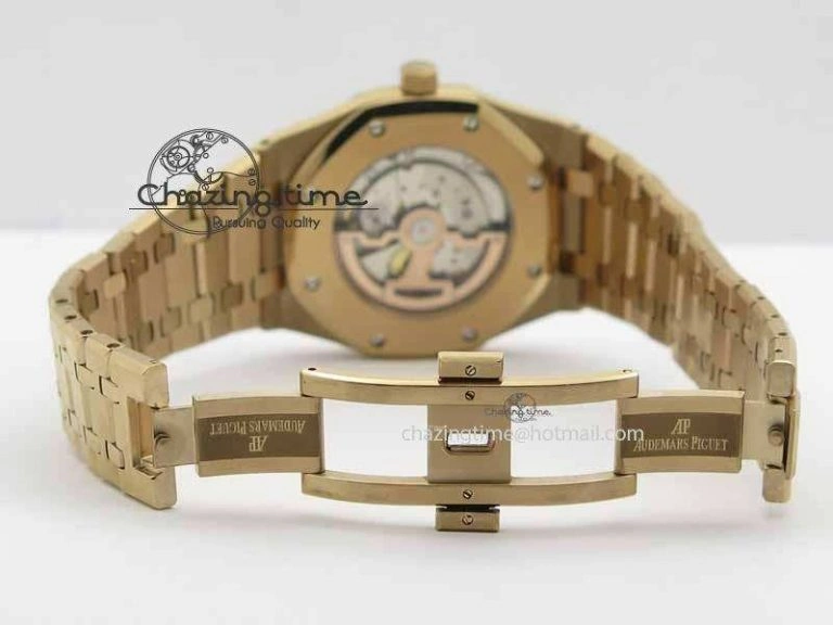 Royal Oak 39mm 15202 RG Blue Dial On RG Bracelet MIYOTA9015