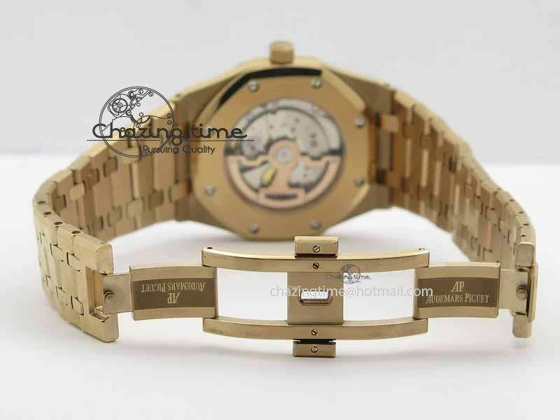 Royal Oak 39mm 15202 RG Blue Dial On RG Bracelet MIYOTA9015