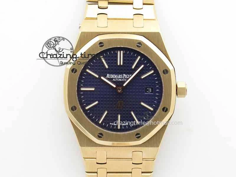 Royal Oak 39mm 15202 RG Blue Dial On RG Bracelet MIYOTA9015