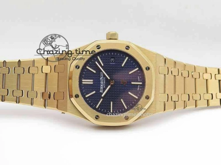 Royal Oak 39mm 15202 RG Blue Dial On RG Bracelet MIYOTA9015
