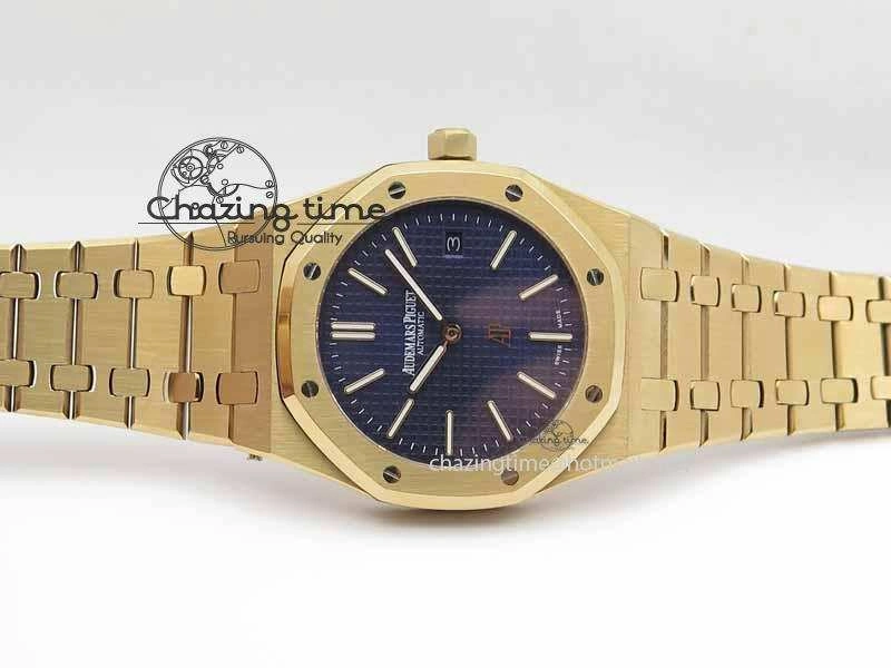 Royal Oak 39mm 15202 RG Blue Dial On RG Bracelet MIYOTA9015