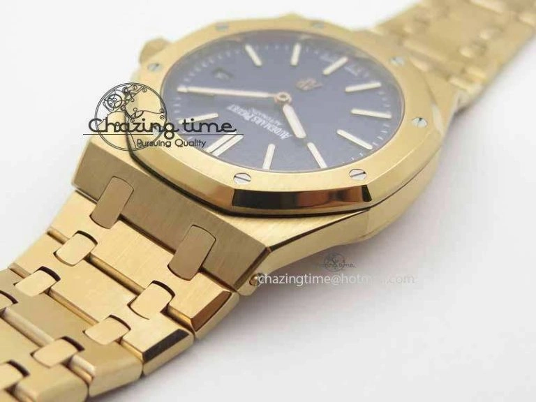 Royal Oak 39mm 15202 RG Blue Dial On RG Bracelet MIYOTA9015