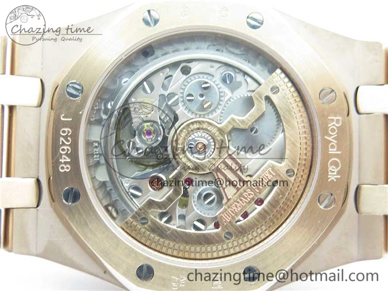 Royal Oak 39mm 15202 RG KZF 1:1 Best Edition Blue Textured Dial on RG Bracelet A2121