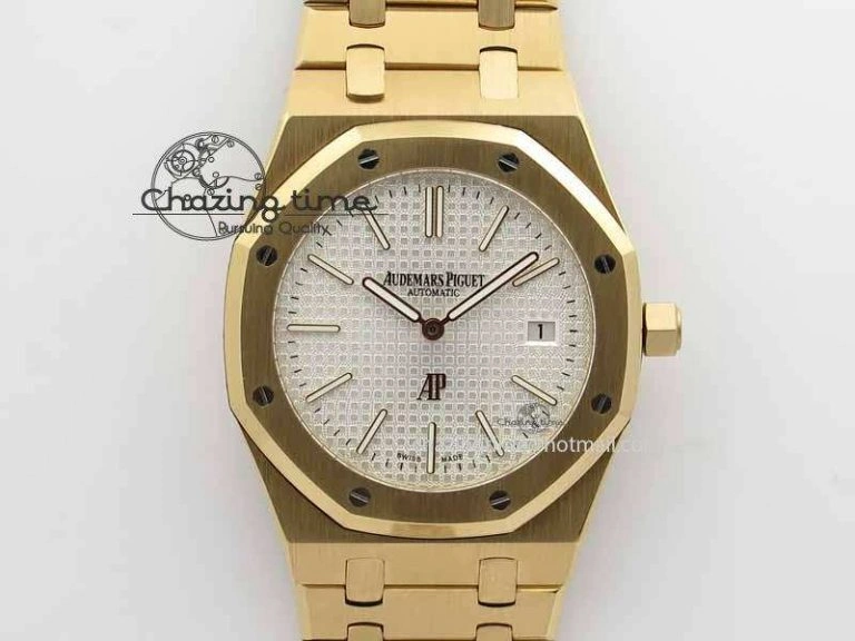 Royal Oak 39mm 15202 RG White Dial On RG Bracelet MIYOTA9015