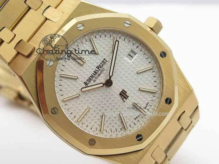 Royal Oak 39mm 15202 RG White Dial On RG Bracelet MIYOTA9015