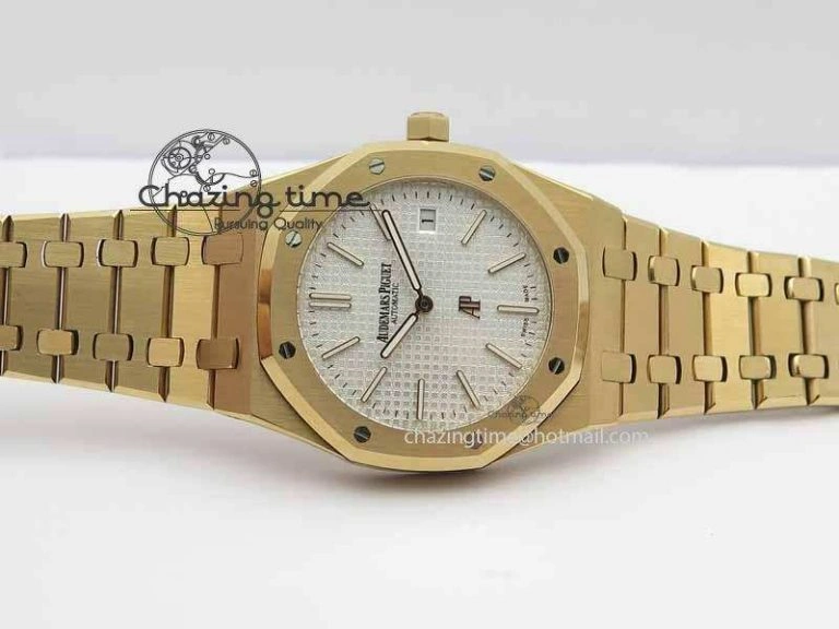 Royal Oak 39mm 15202 RG White Dial On RG Bracelet MIYOTA9015