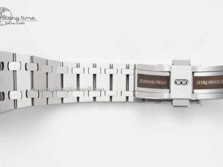 Royal Oak 39mm 15202 SS BF 1:1 Best Edition White Textured Dial on SS Bracelet A2121
