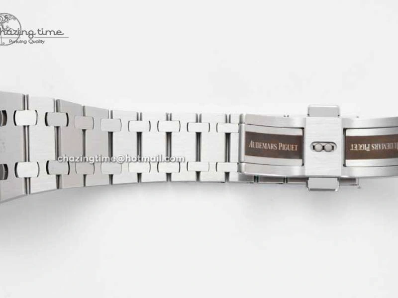 Royal Oak 39mm 15202 SS BF 1:1 Best Edition White Textured Dial on SS Bracelet A2121