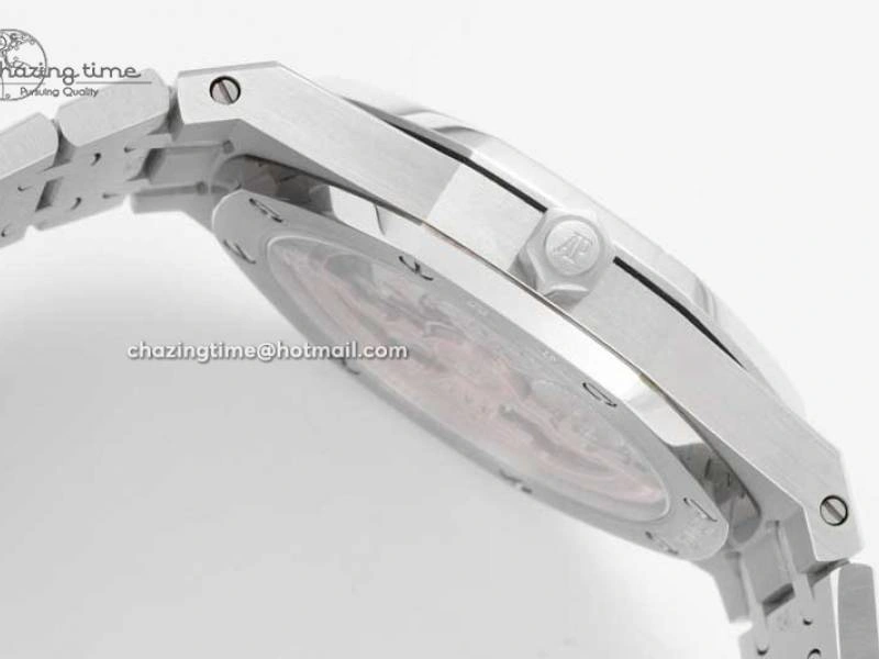 Royal Oak 39mm 15202 SS BF 1:1 Best Edition White Textured Dial on SS Bracelet A2121