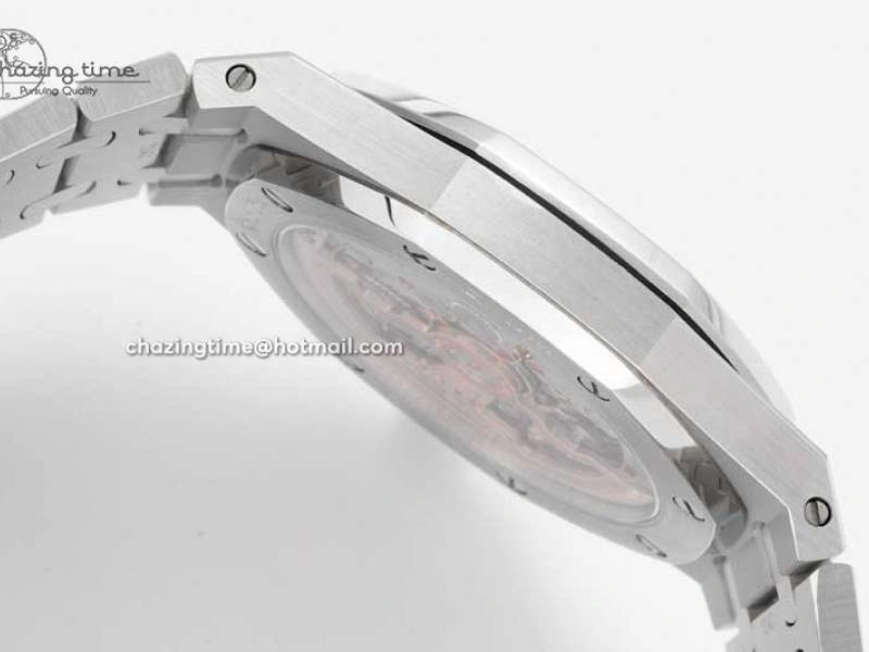 Royal Oak 39mm 15202 SS BF 1:1 Best Edition White Textured Dial on SS Bracelet A2121