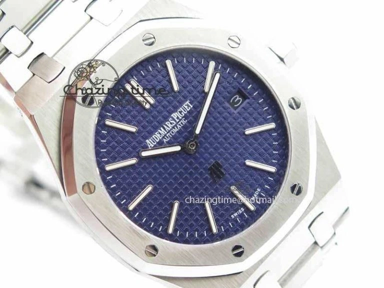 Royal Oak 39mm 15202 SS Blue Dial On SS Bracelet MIYOTA9015