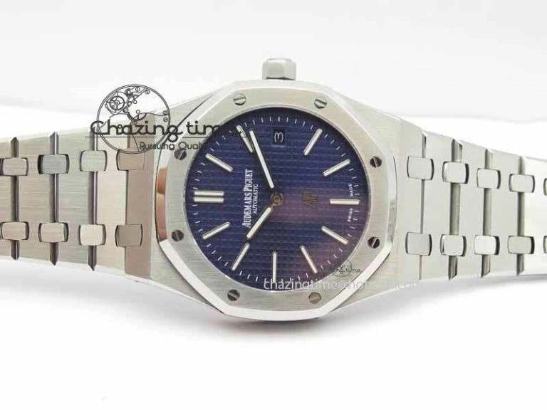 Royal Oak 39mm 15202 SS Blue Dial On SS Bracelet MIYOTA9015