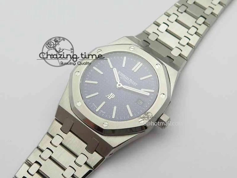 Royal Oak 39mm 15202 SS Blue Dial On SS Bracelet MIYOTA9015
