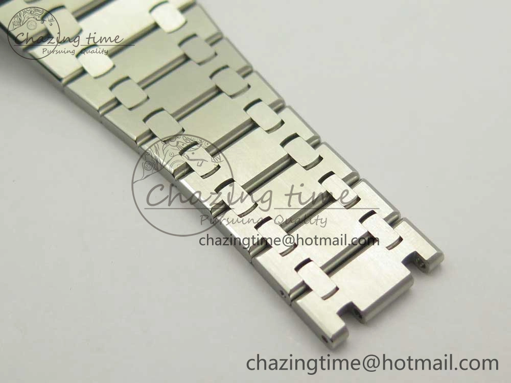 Royal Oak 39mm 15202 SS JF 1:1 Best Edition Blue Textured Dial on SS Bracelet A2121