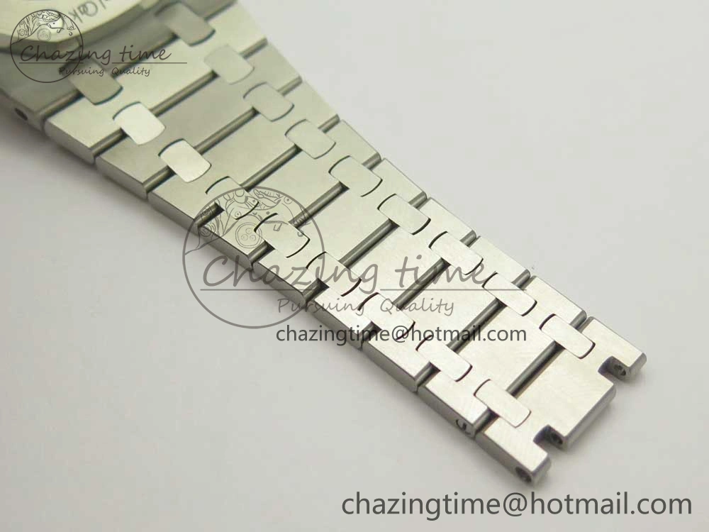 Royal Oak 39mm 15202 SS JF 1:1 Best Edition Blue Textured Dial on SS Bracelet A2121