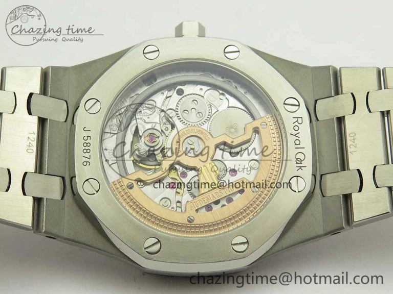 Royal Oak 39mm 15202 SS JF 1:1 Best Edition Blue Textured Dial on SS Bracelet A2121