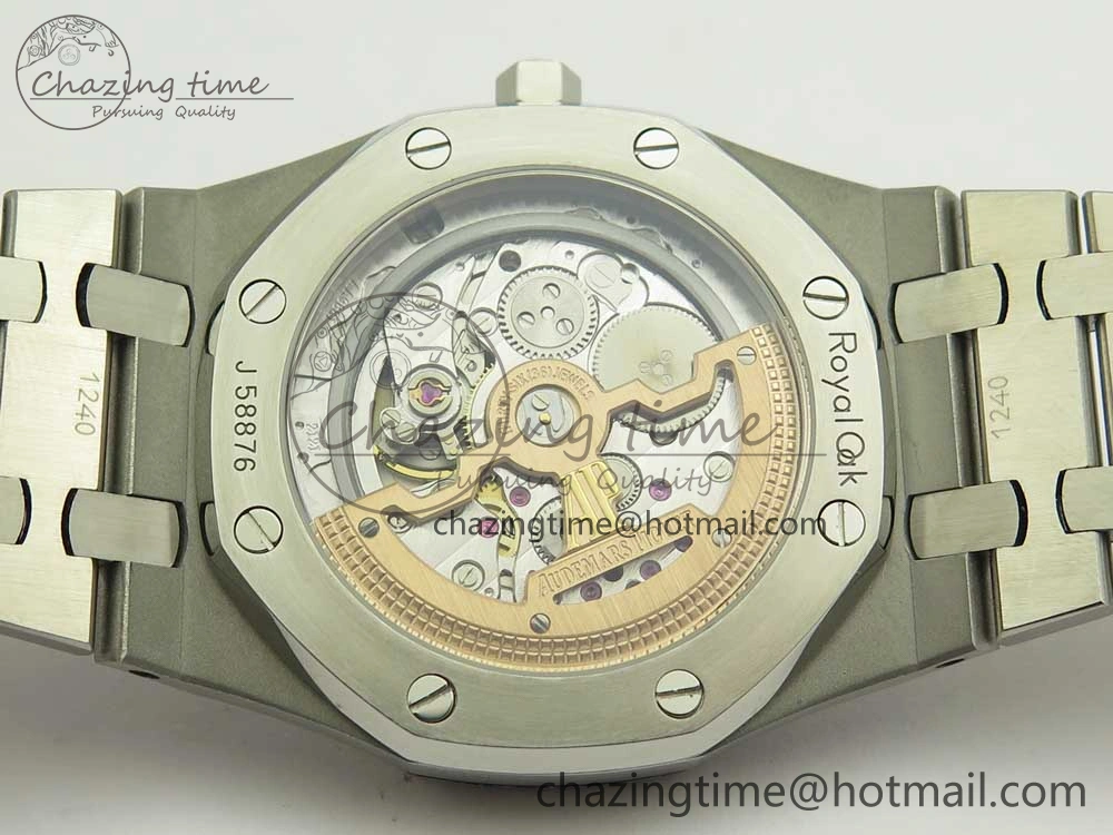 Royal Oak 39mm 15202 SS JF 1:1 Best Edition Blue Textured Dial on SS Bracelet A2121