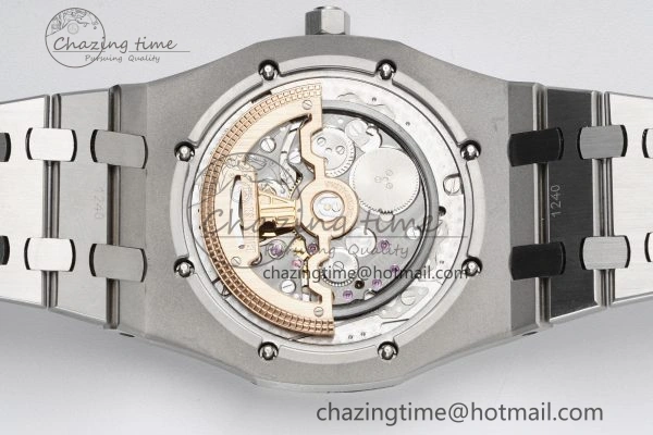 Royal Oak 39mm 15202 SS JJF 1:1 Best Edition Blue Textured Dial on SS Bracelet A2121