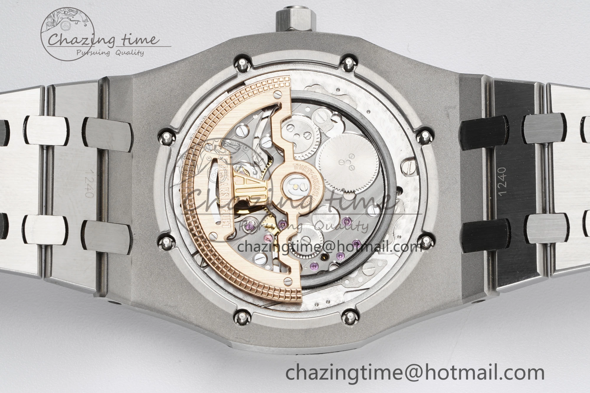 Royal Oak 39mm 15202 SS JJF 1:1 Best Edition Blue Textured Dial on SS Bracelet A2121