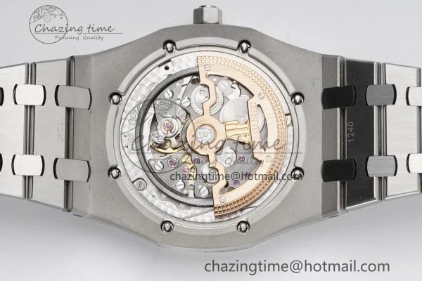 Royal Oak 39mm 15202 SS JJF 1:1 Best Edition Blue Textured Dial on SS Bracelet A2121