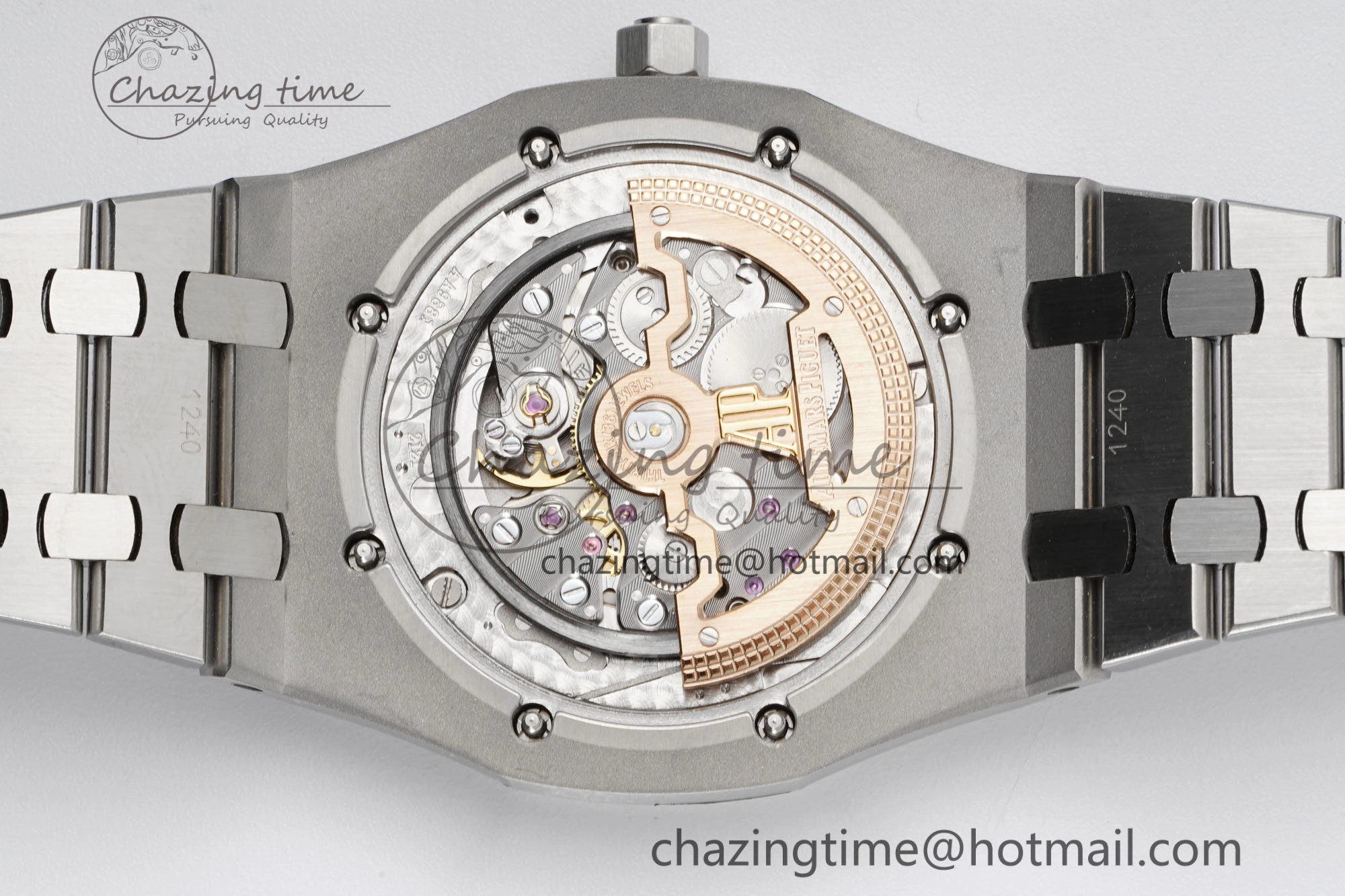 Royal Oak 39mm 15202 SS JJF 1:1 Best Edition Blue Textured Dial on SS Bracelet A2121