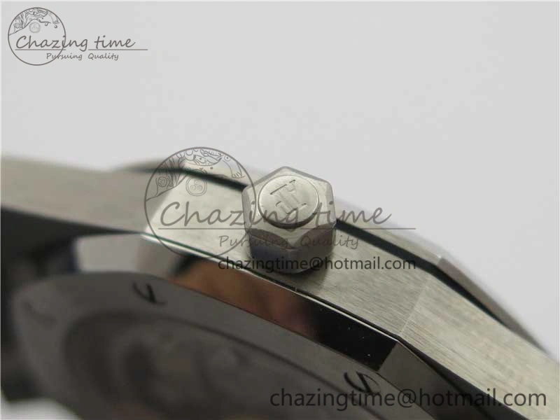 Royal Oak 39mm 15202 SS KZF 1:1 Best Edition Blue Textured Dial on SS Bracelet A2121
