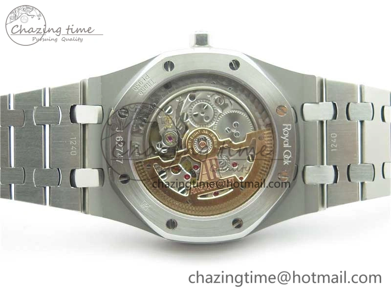 Royal Oak 39mm 15202 SS KZF 1:1 Best Edition Blue Textured Dial on SS Bracelet A2121
