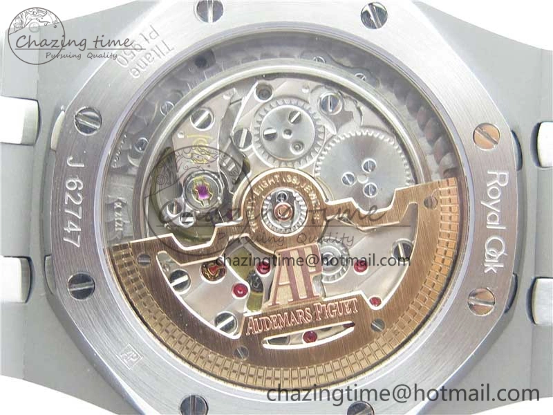 Royal Oak 39mm 15202 SS KZF 1:1 Best Edition Blue Textured Dial on SS Bracelet A2121