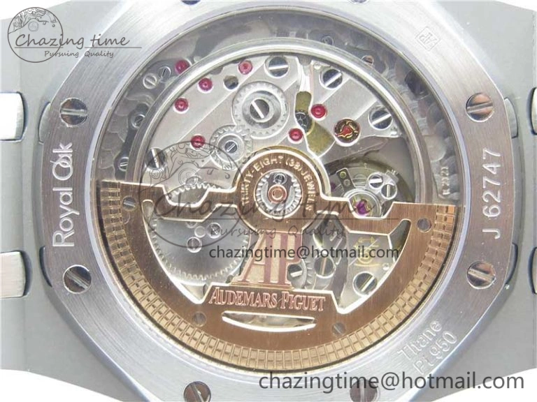 Royal Oak 39mm 15202 SS KZF 1:1 Best Edition Blue Textured Dial on SS Bracelet A2121