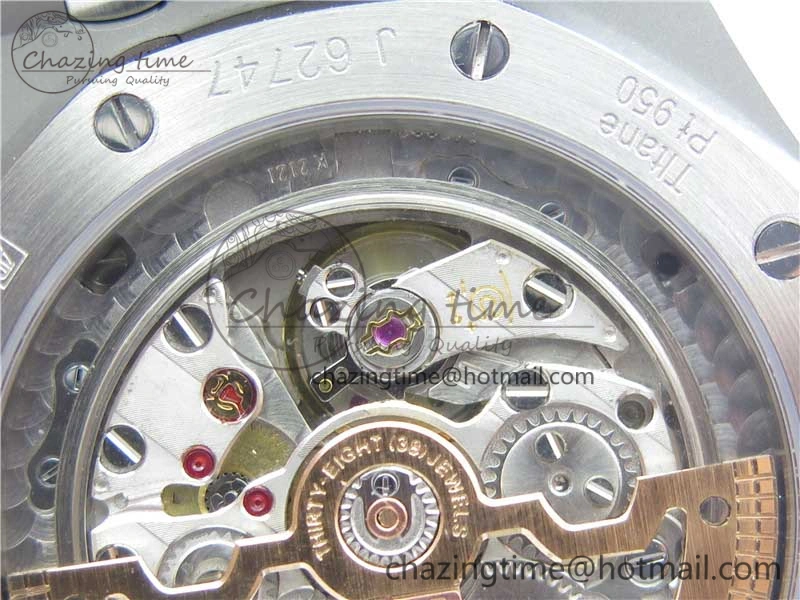 Royal Oak 39mm 15202 SS KZF 1:1 Best Edition Blue Textured Dial on SS Bracelet A2121