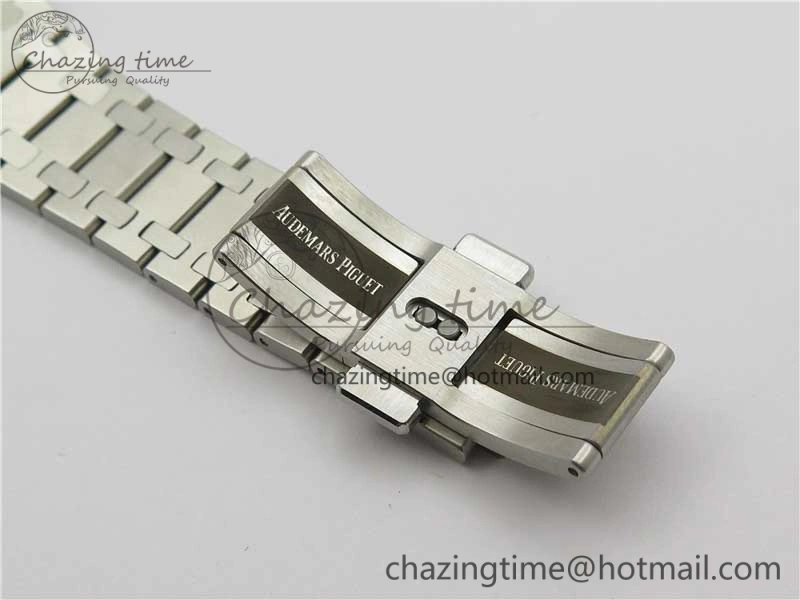 Royal Oak 39mm 15202 SS KZF 1:1 Best Edition Blue Textured Dial on SS Bracelet A2121