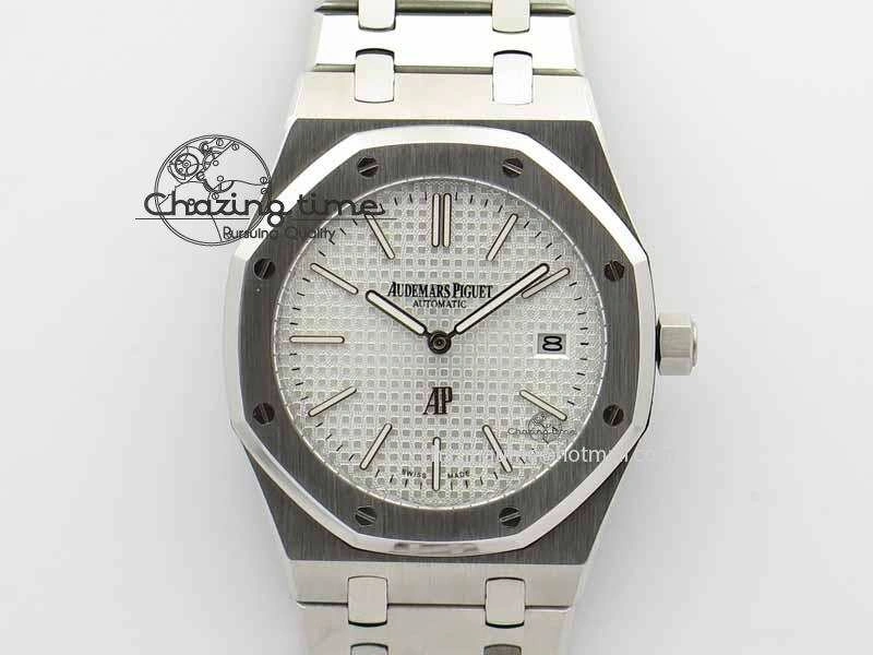 Royal Oak 39mm 15202 SS White Dial On SS Bracelet MIYOTA9015