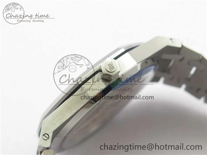 Royal Oak 39mm 15202 SS XF 1:1 Best Edition Blue Textured Dial on SS Bracelet A2121 V2
