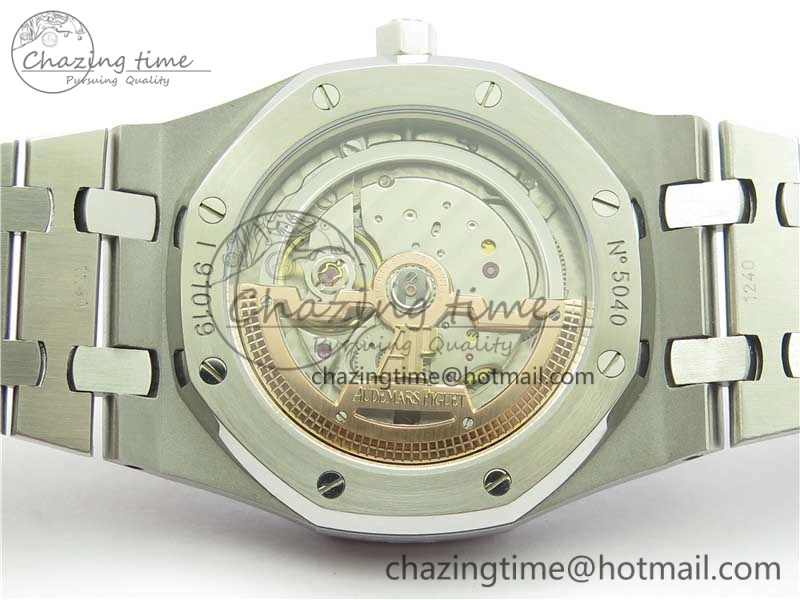 Royal Oak 39mm 15202 SS XF 1:1 Best Edition Blue Textured Dial on SS Bracelet A2121 V2