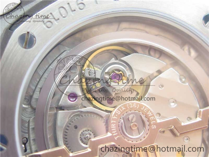 Royal Oak 39mm 15202 SS XF 1:1 Best Edition Blue Textured Dial on SS Bracelet A2121 V2