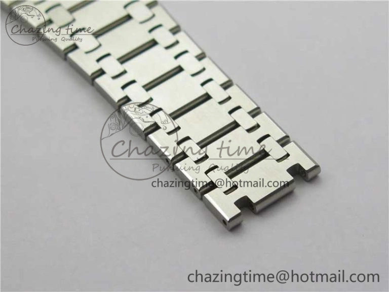 Royal Oak 39mm 15202 SS XF 1:1 Best Edition Blue Textured Dial on SS Bracelet A2121 V2