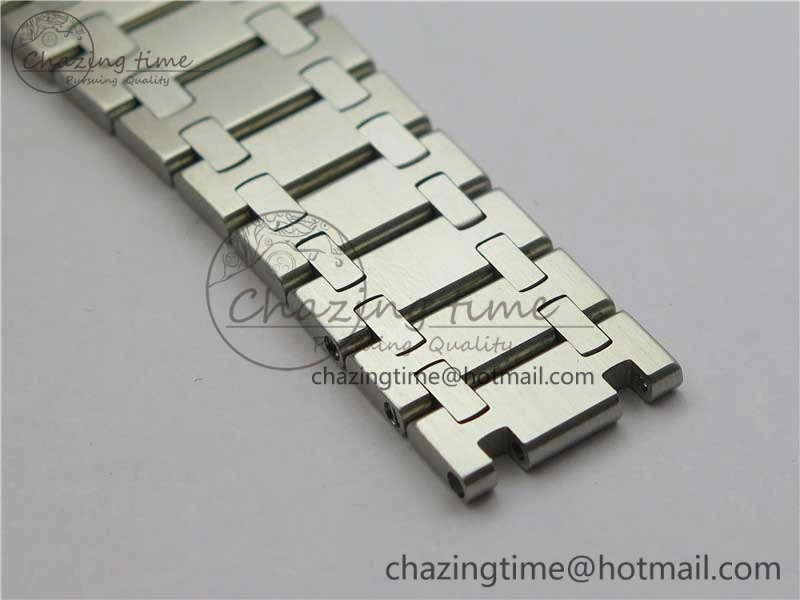 Royal Oak 39mm 15202 SS XF 1:1 Best Edition Blue Textured Dial on SS Bracelet A2121 V2