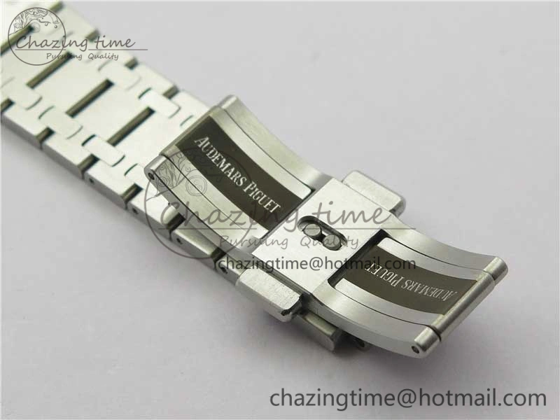 Royal Oak 39mm 15202 SS XF 1:1 Best Edition Blue Textured Dial on SS Bracelet A2121 V2