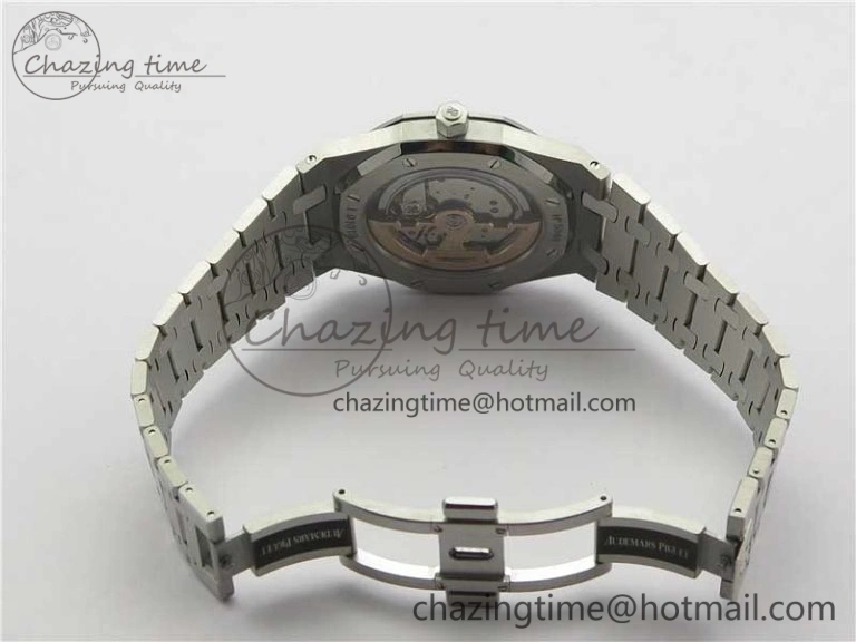 Royal Oak 39mm 15202 SS XF 1:1 Best Edition Blue Textured Dial on SS Bracelet A2121 V2